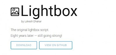 Lightbox2 原生javascript图片弹出式对话框